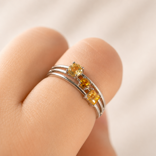 Daylight Trio · Citrine Ring