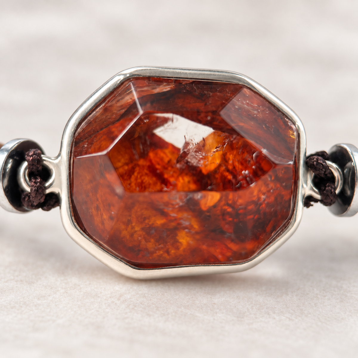 Ember Core · One-of-a-Kind Hematoid Quartz Bracelet