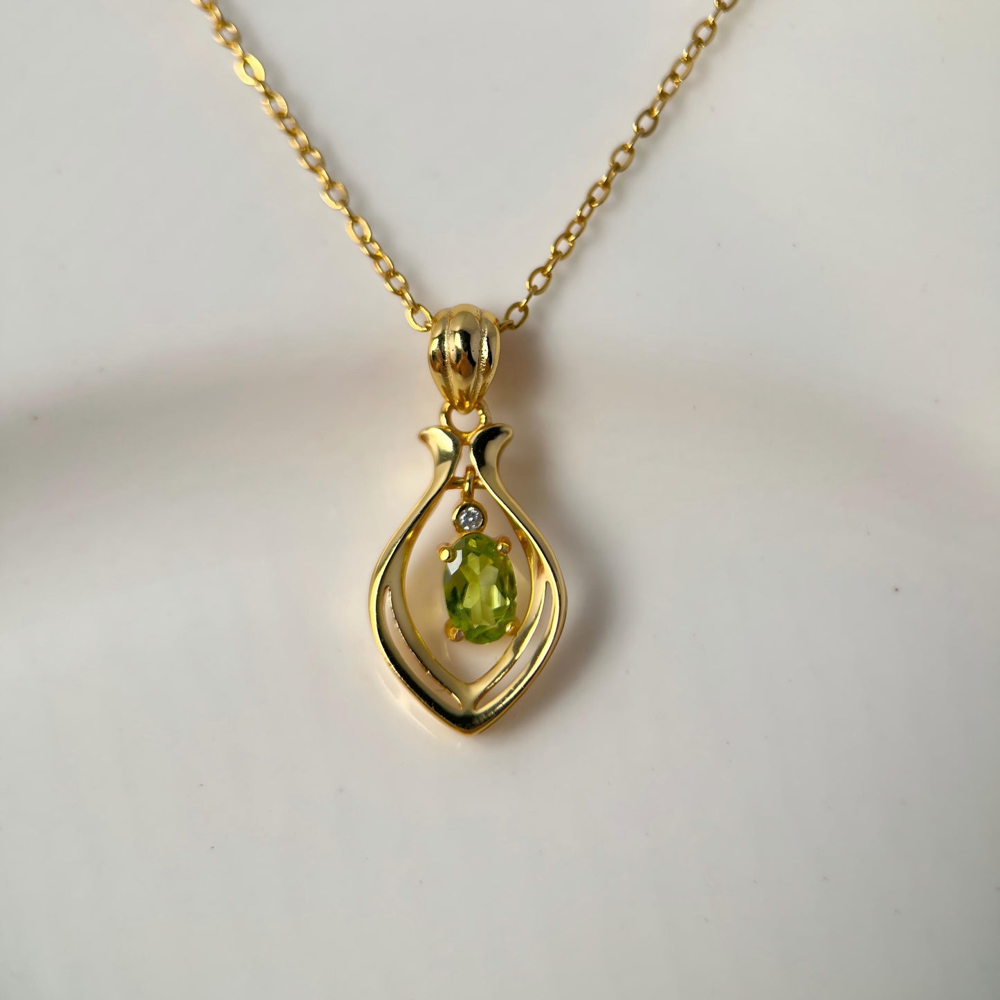 Green Arc · Green Tourmaline Pendant