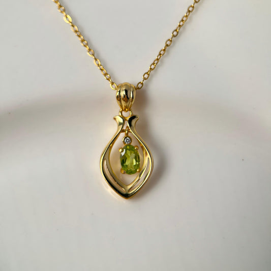 Green Arc · Green Tourmaline Pendant
