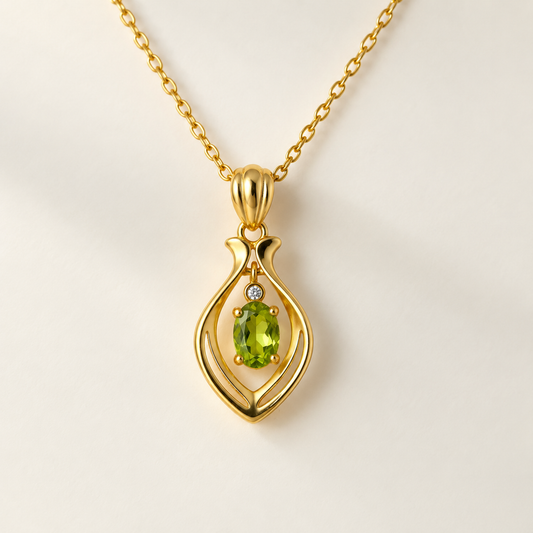 Green Arc · Green Tourmaline Pendant