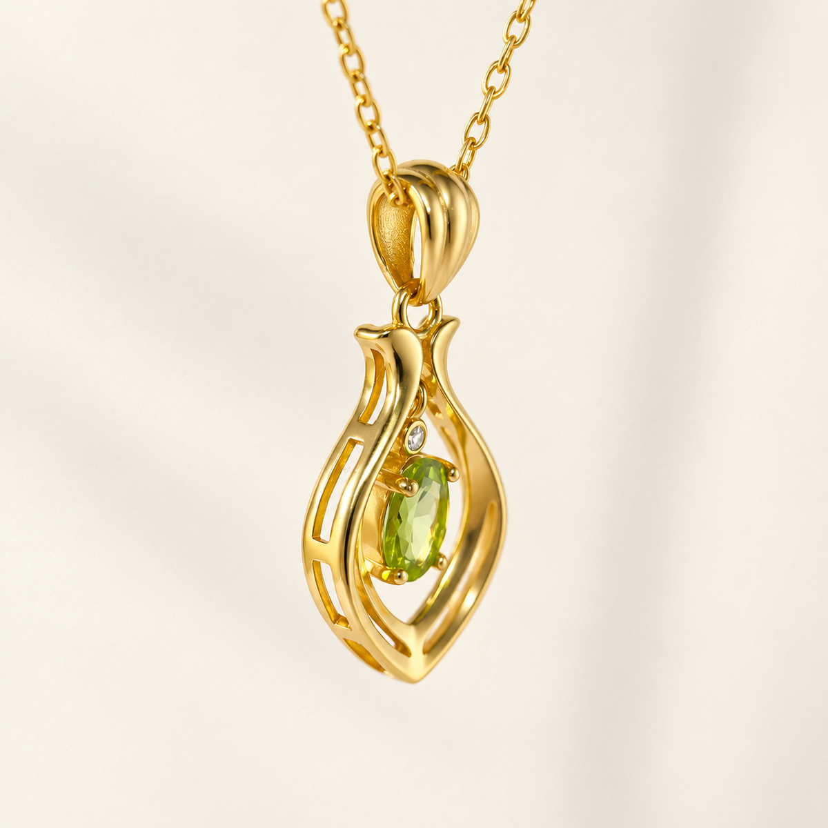 Green Arc · Green Tourmaline Pendant