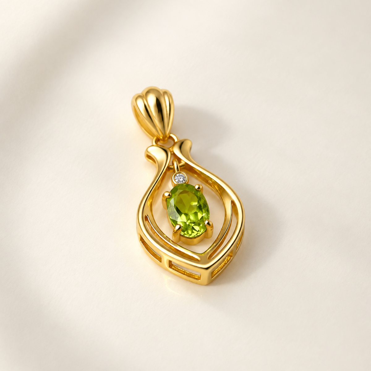 Green Arc · Green Tourmaline Pendant