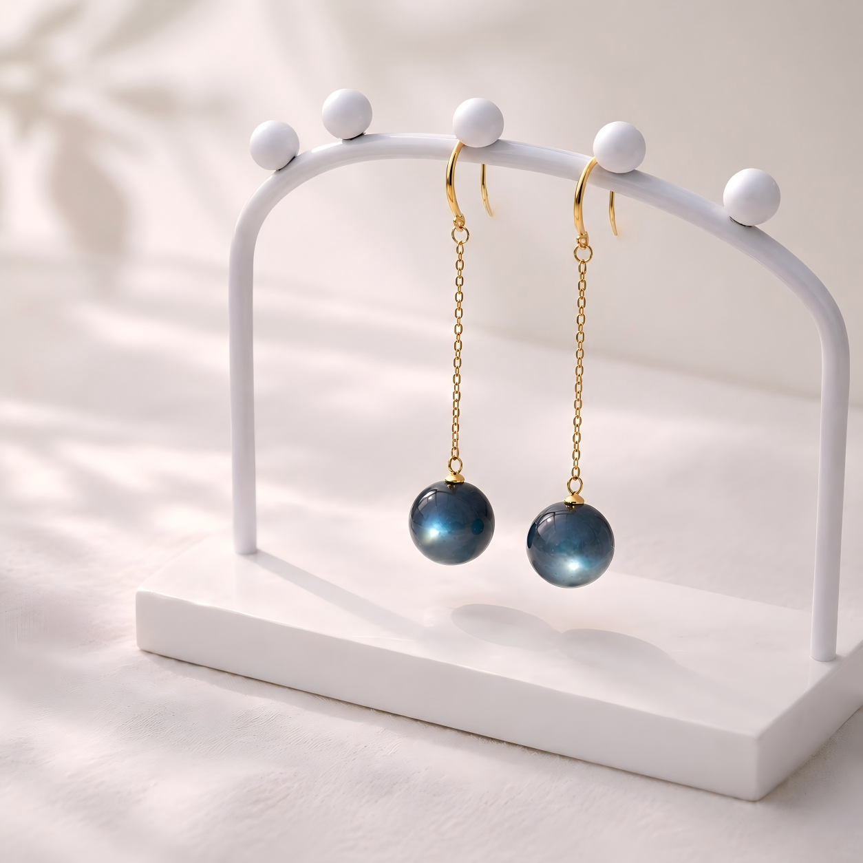 Silent Light · Labradorite Earrings