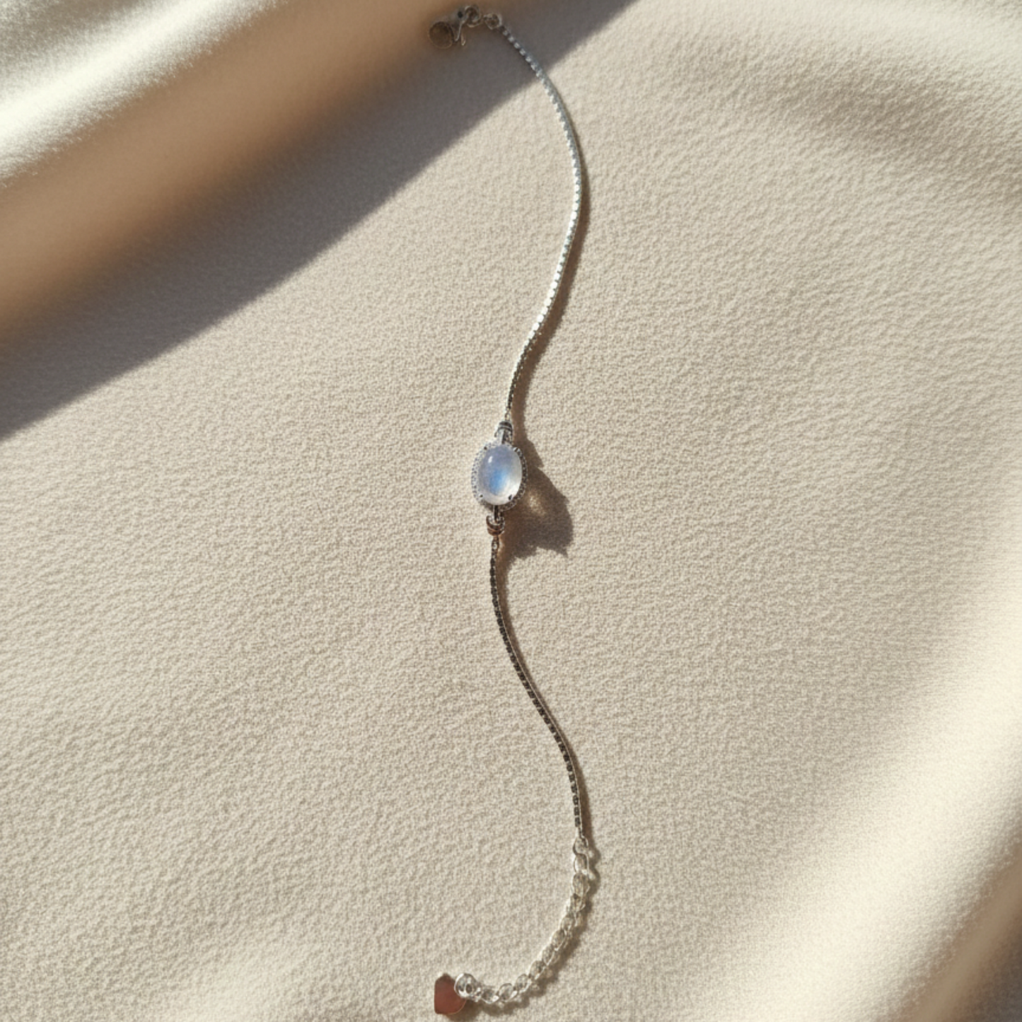 Moonstone Silver Bracelet grounding