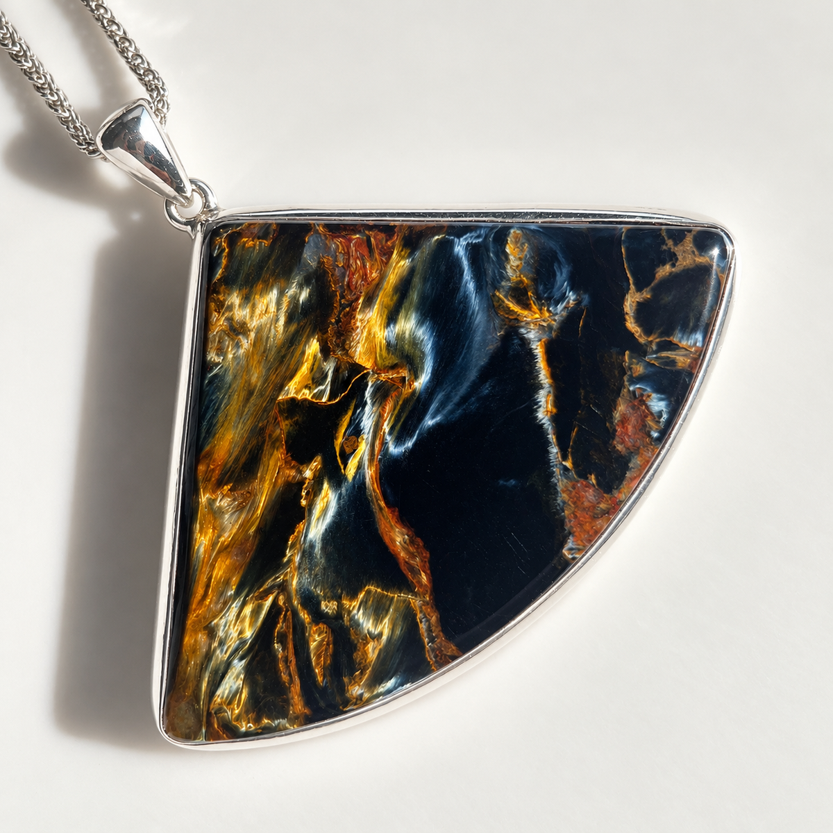 Night Terrain · One-of-a-Kind Pietersite Pendant