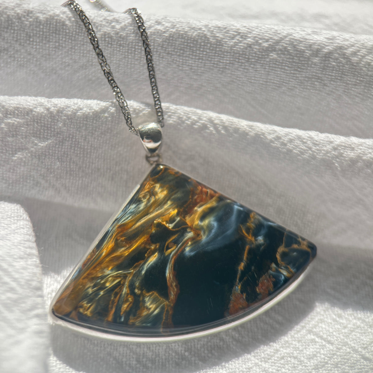 Night Terrain · One-of-a-Kind Pietersite Pendant
