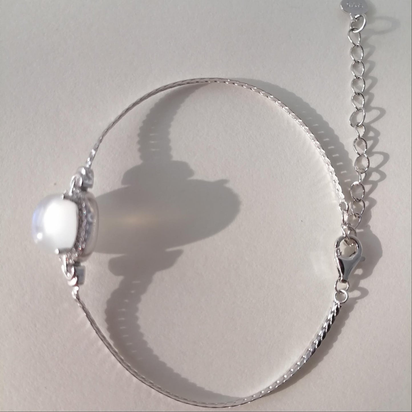 Moonstone Silver Bracelet