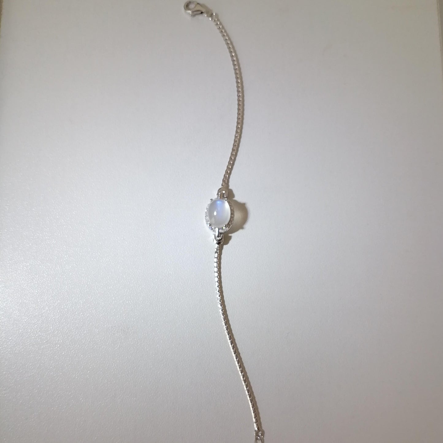 Moonstone Silver Bracelet detail
