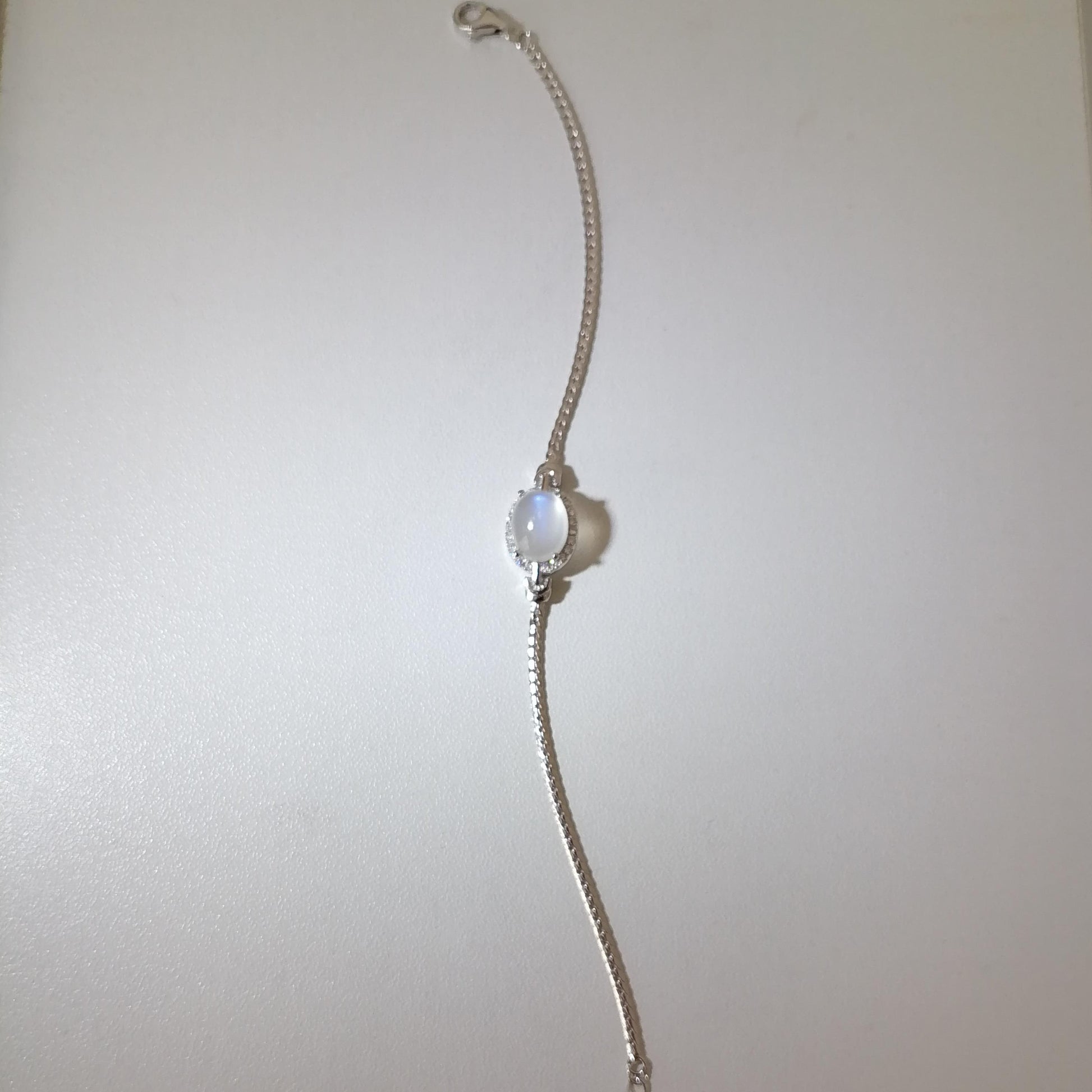 Moonstone Silver Bracelet detail