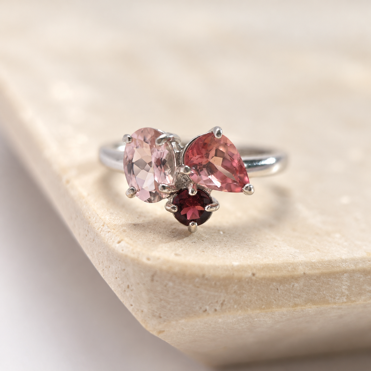 Rose Cadence · Pink Tourmaline Ring