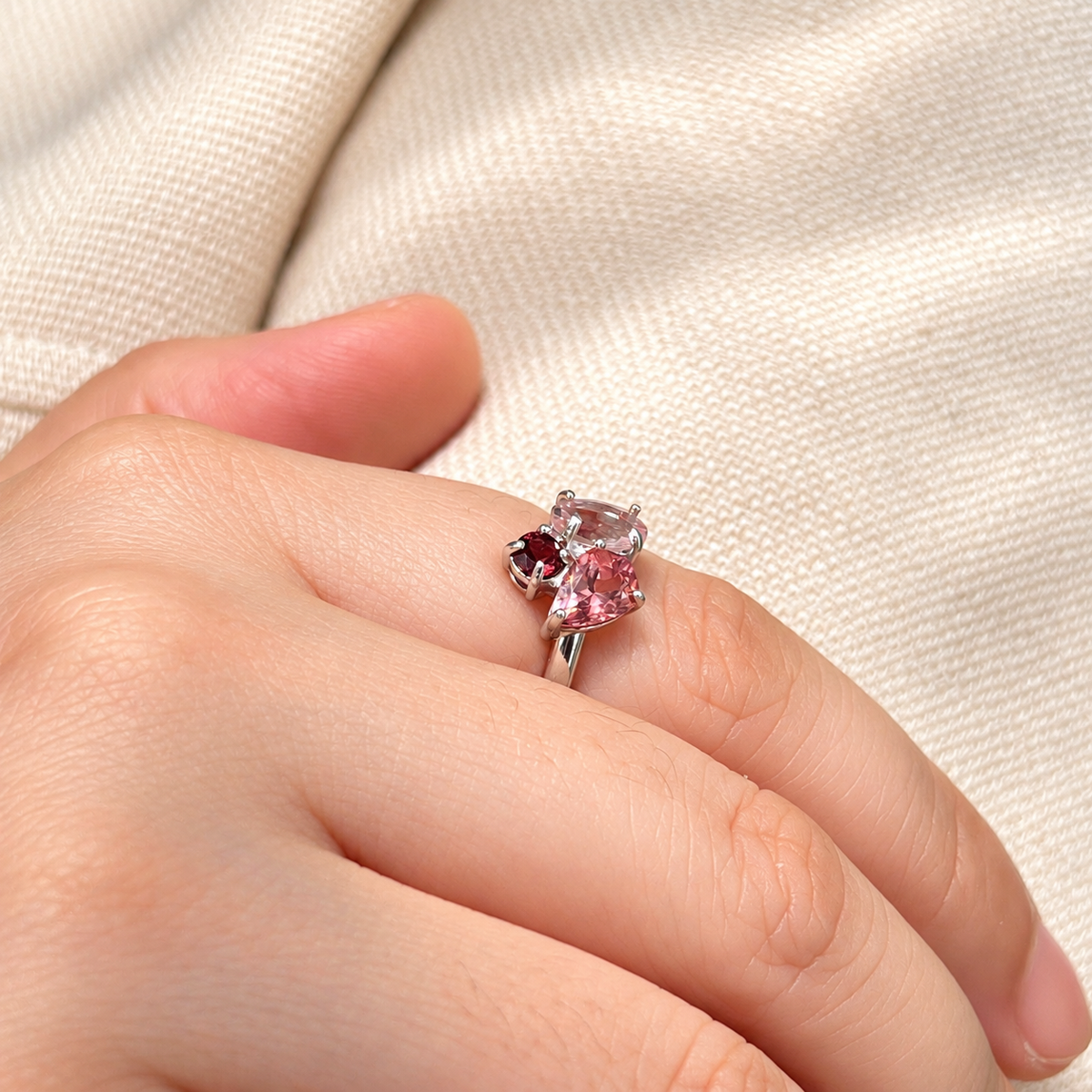Rose Cadence · Pink Tourmaline Ring