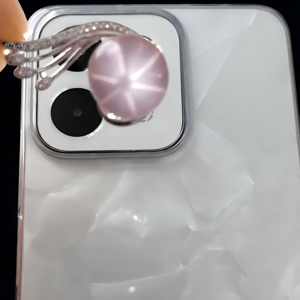 Rose Stillness · Rose Quartz Pendant