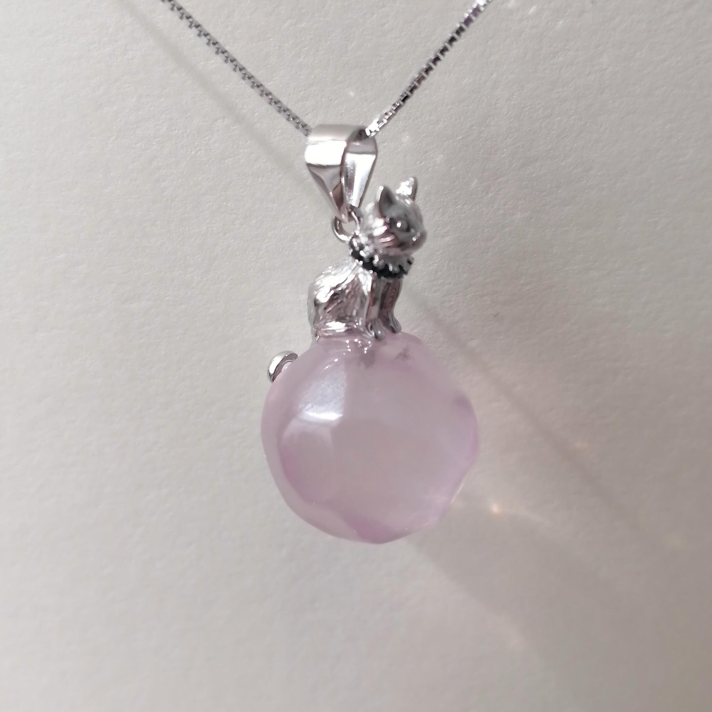 Rose Quartz pendant necklace2
