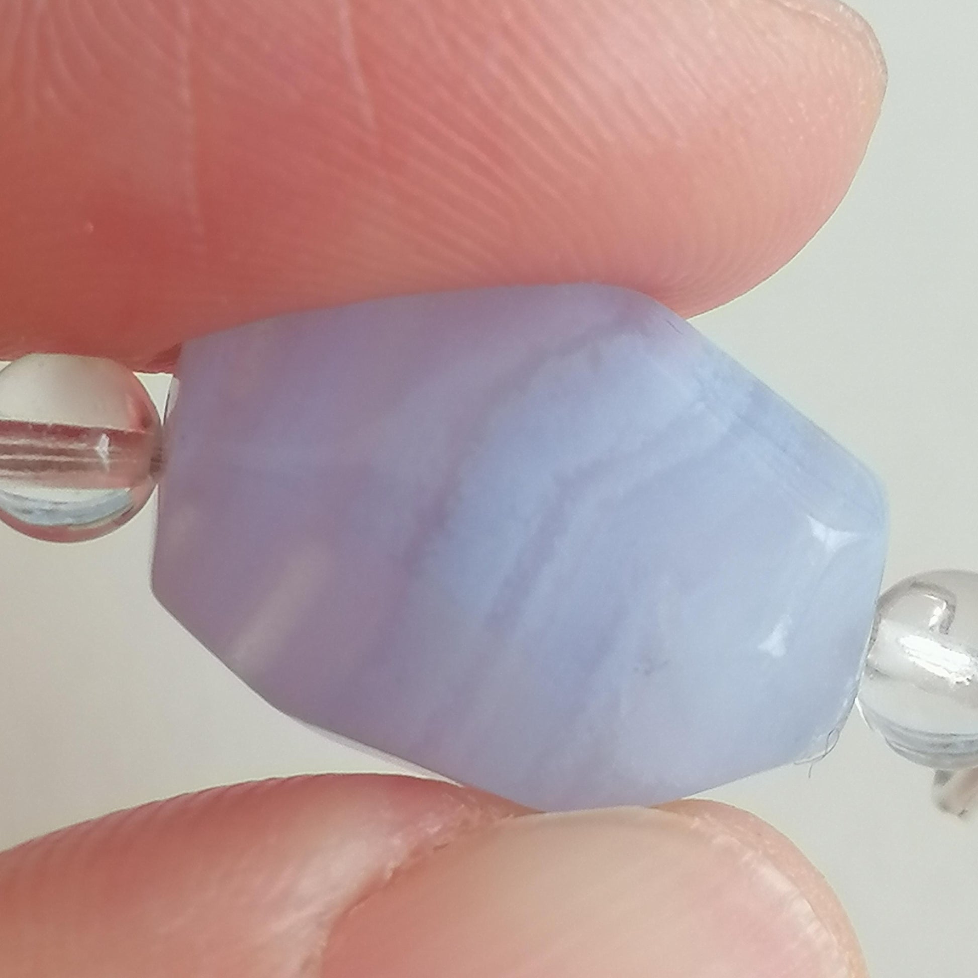 blue lace agate pendant necklace close up3