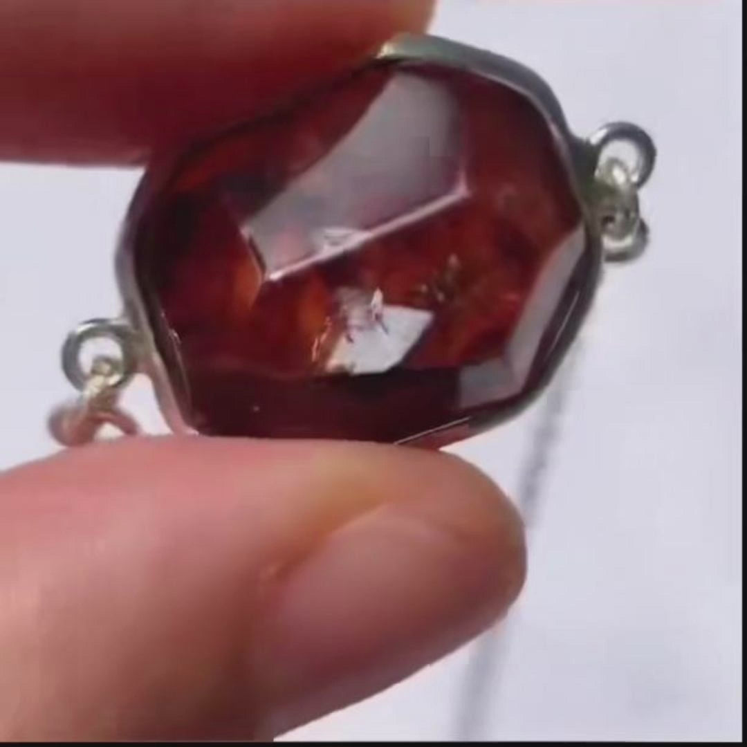 Ember Core · Hematoid Quartz Pendant