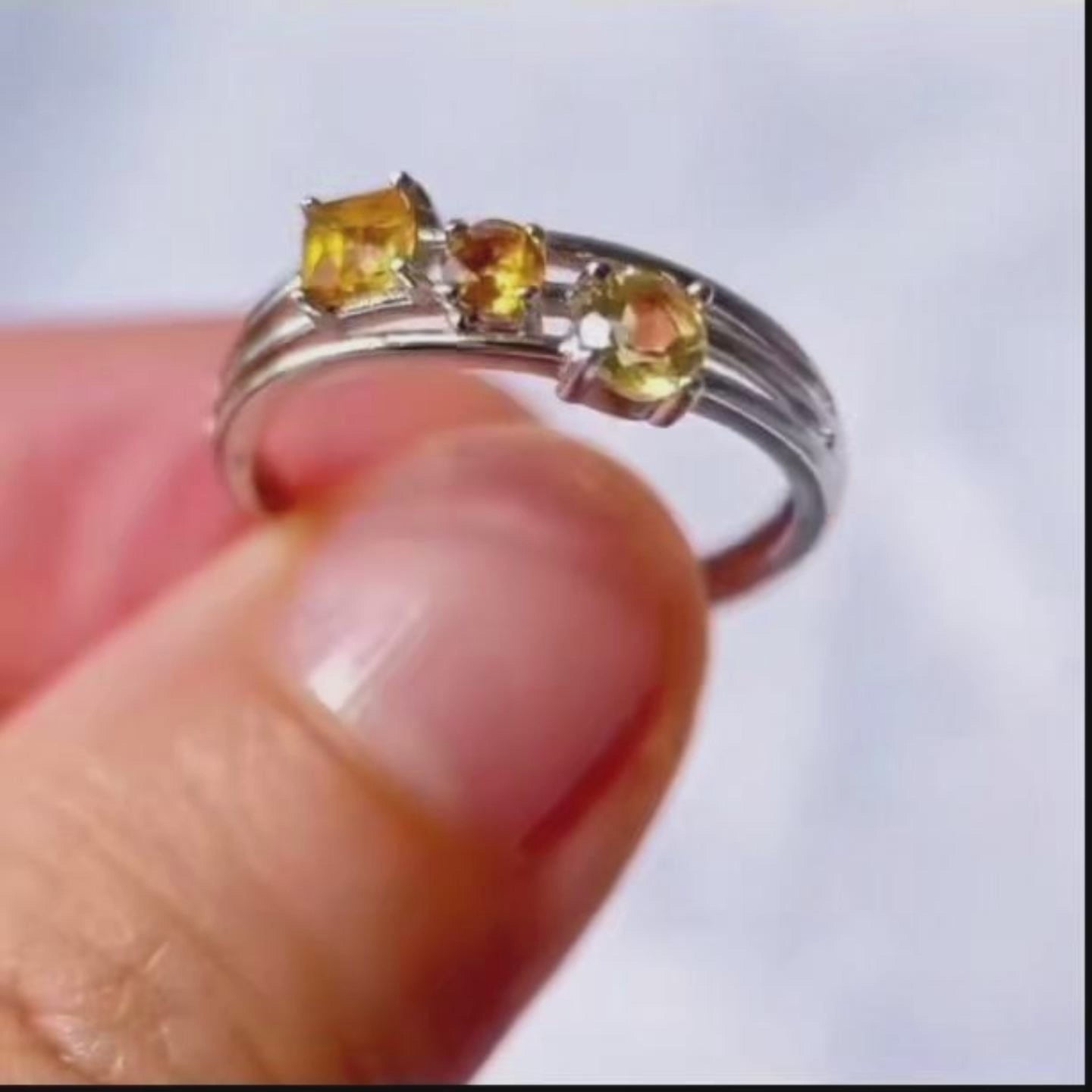 Daylight Trio · Citrine Ring