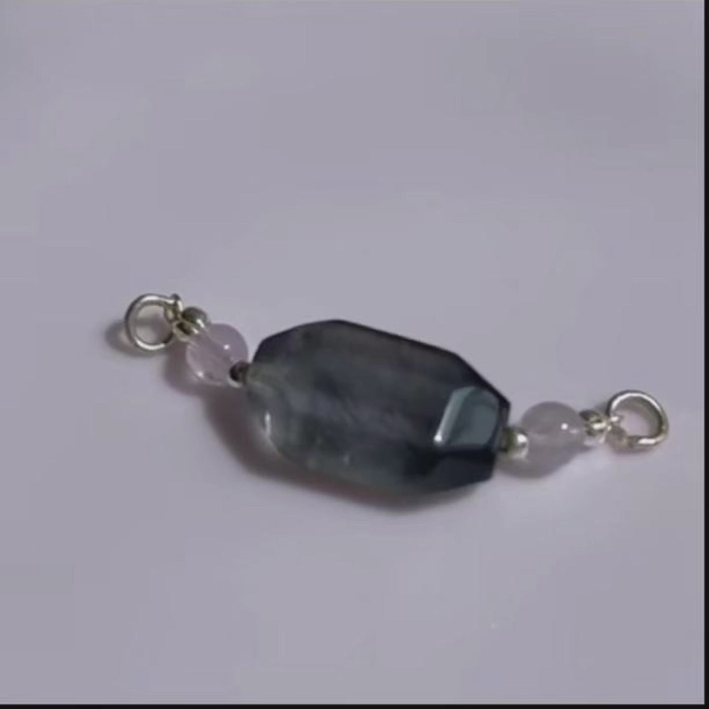 Quiet Tide · Rabbit Hair Quartz Pendant