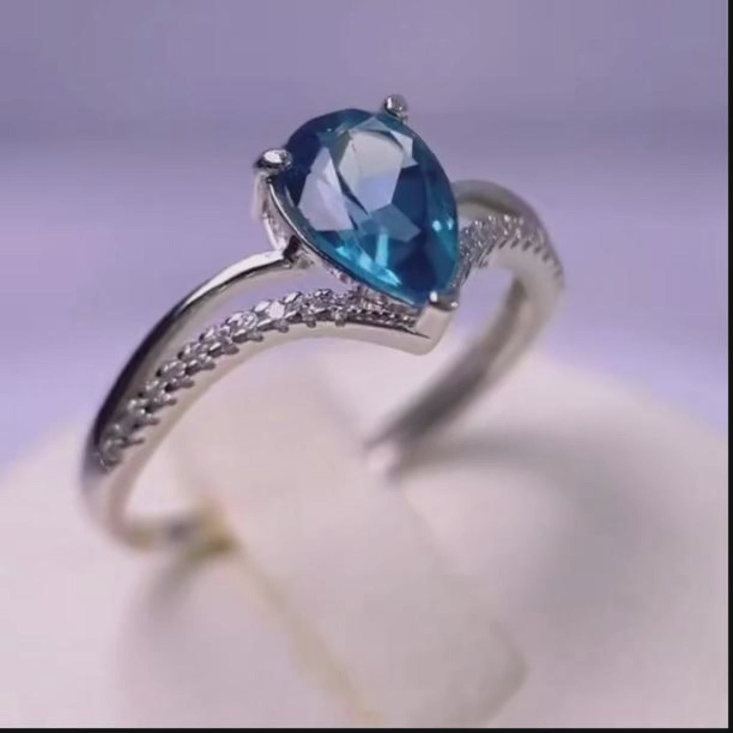 London Blue Topaz Ring