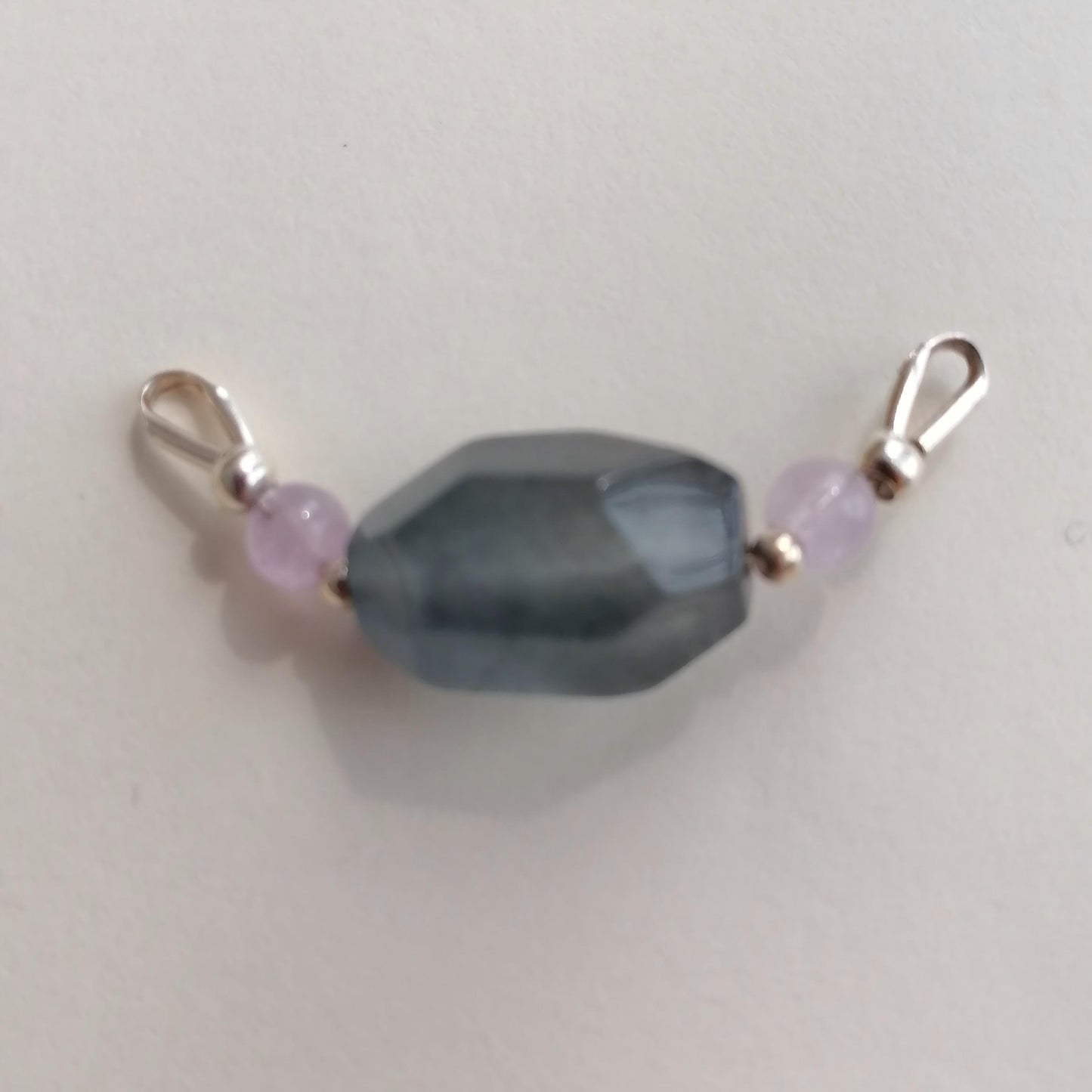 rabbit hair quartz pendant2