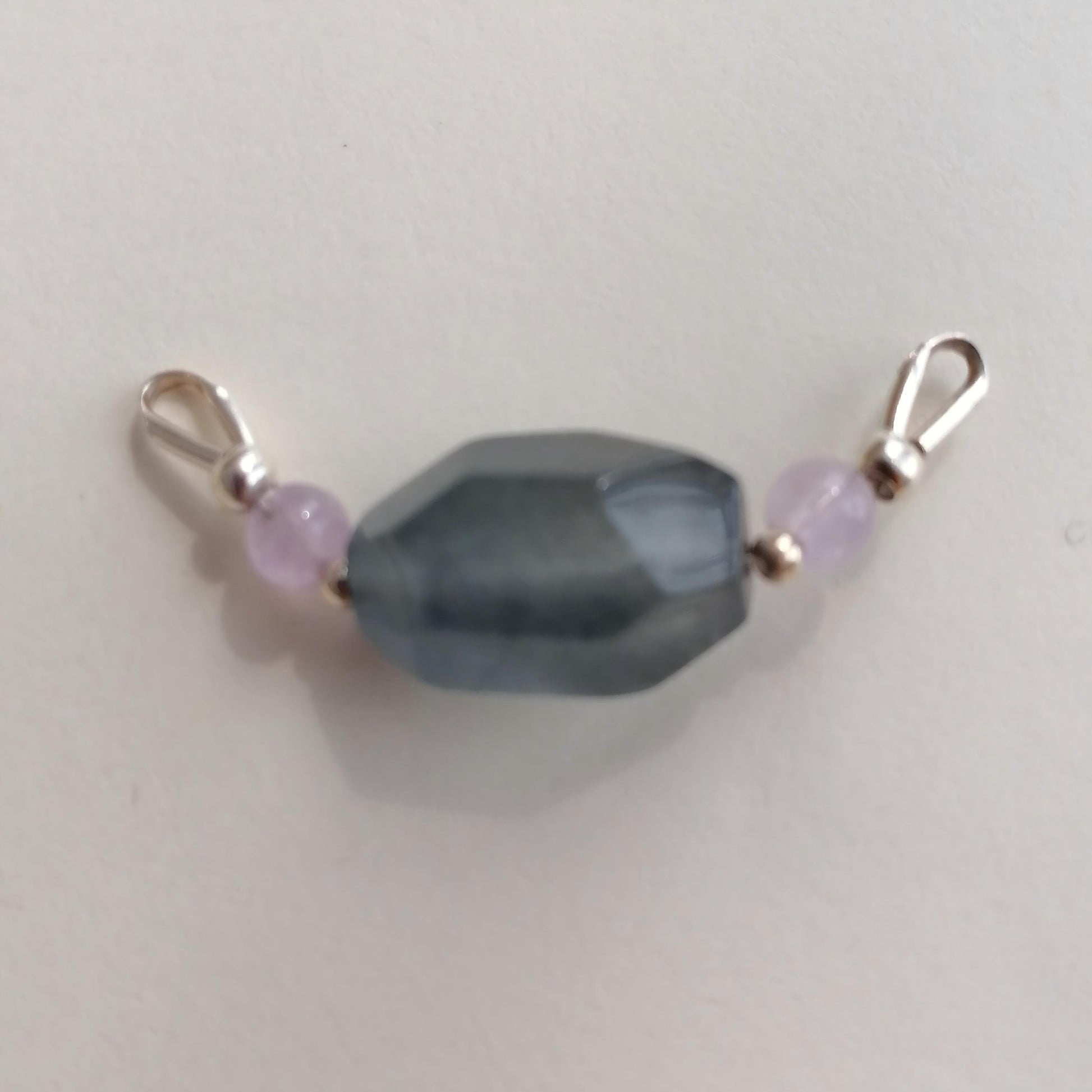 rabbit hair quartz pendant2