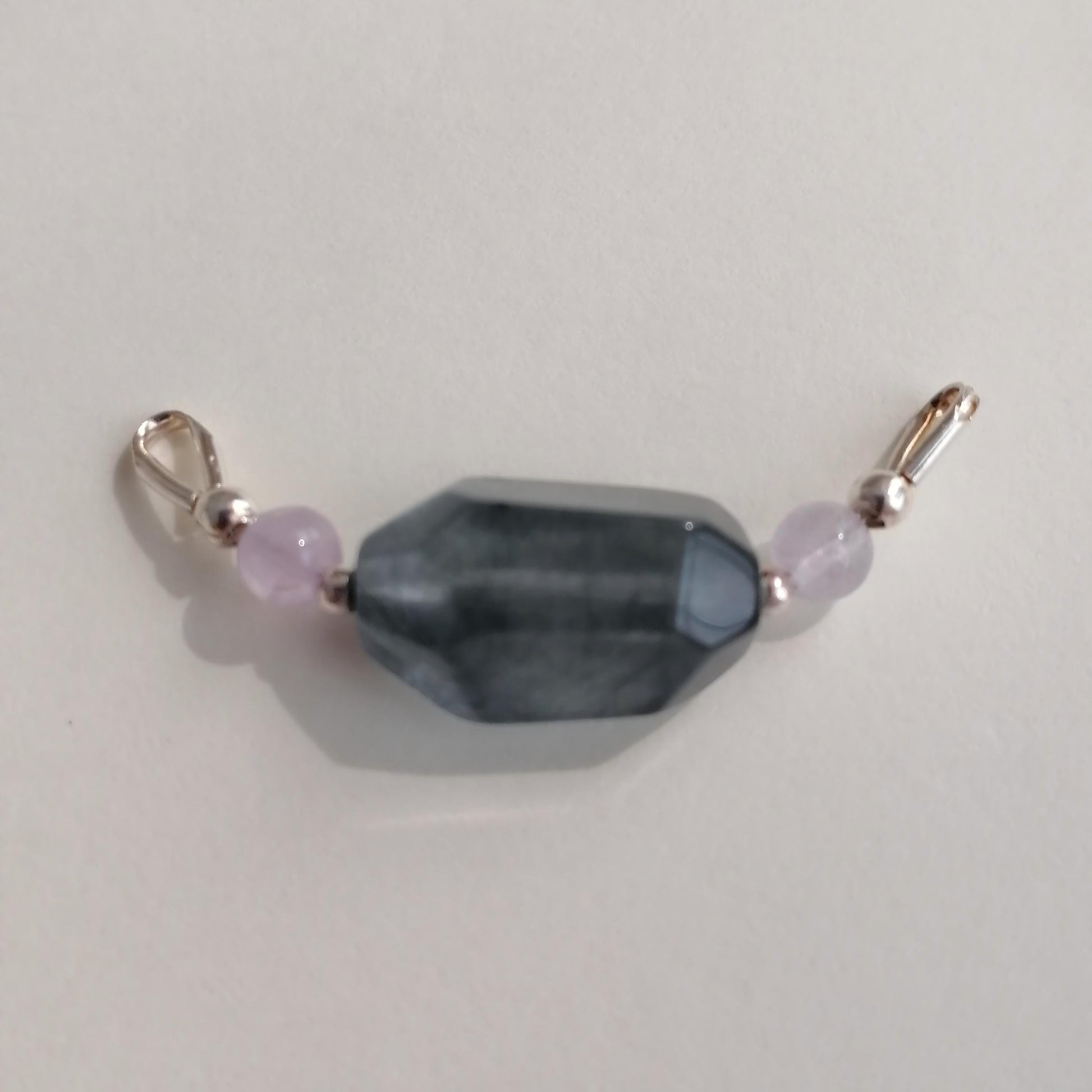 rabbit hair quartz pendant3